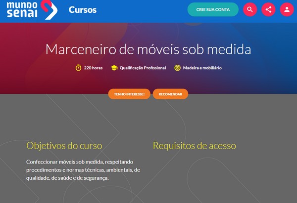 Curso de Marcenaria