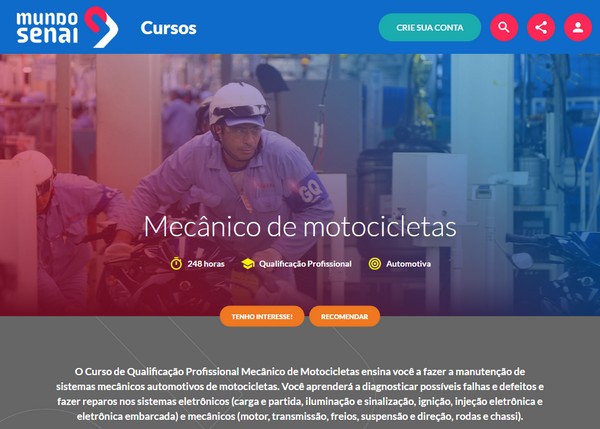 Curso de Mecânico de Motos