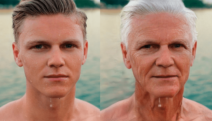 Face aging app - try it now